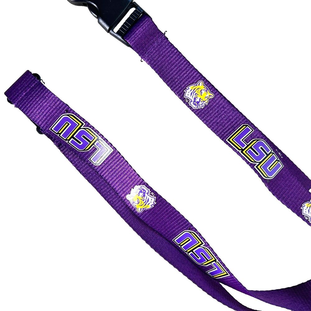 Logo Lanyards LSU Tigers NEW - Ohio Buckeyes Missouri Cleveland Indians - Picture 2 of 6